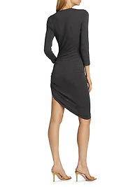 Side Drape Minidress
