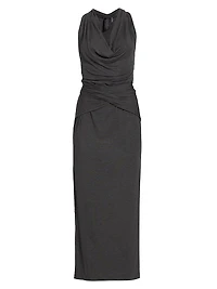 Neeta Tie-Front Maxi Dress