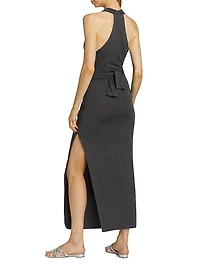 Neeta Tie-Front Maxi Dress