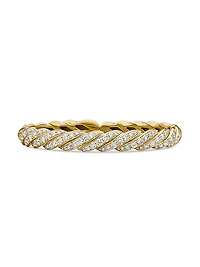 Pavéflex Bracelet 18K Yellow Gold
