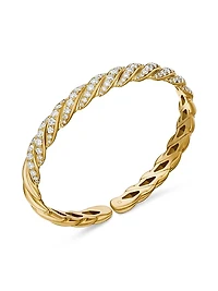 Pavéflex Bracelet 18K Yellow Gold