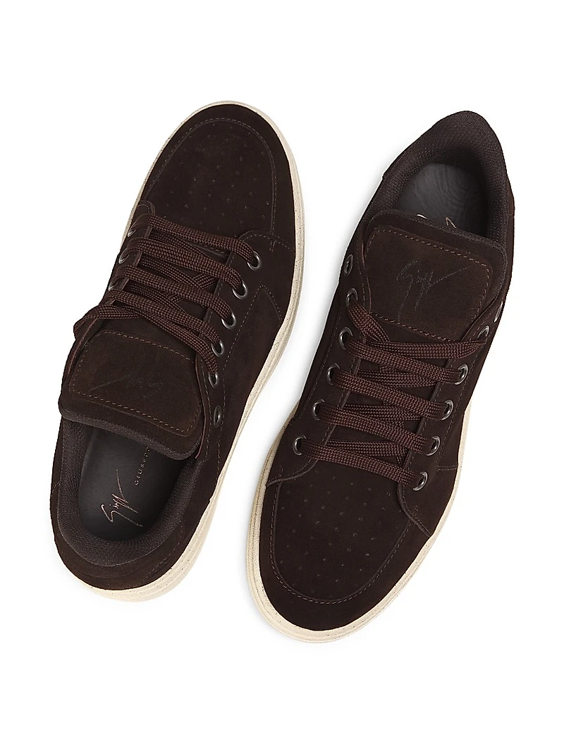 Suede Low-Top Sneakers