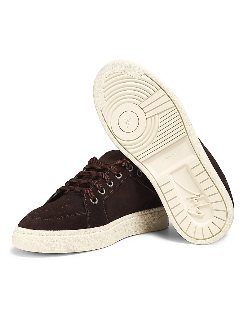Suede Low-Top Sneakers
