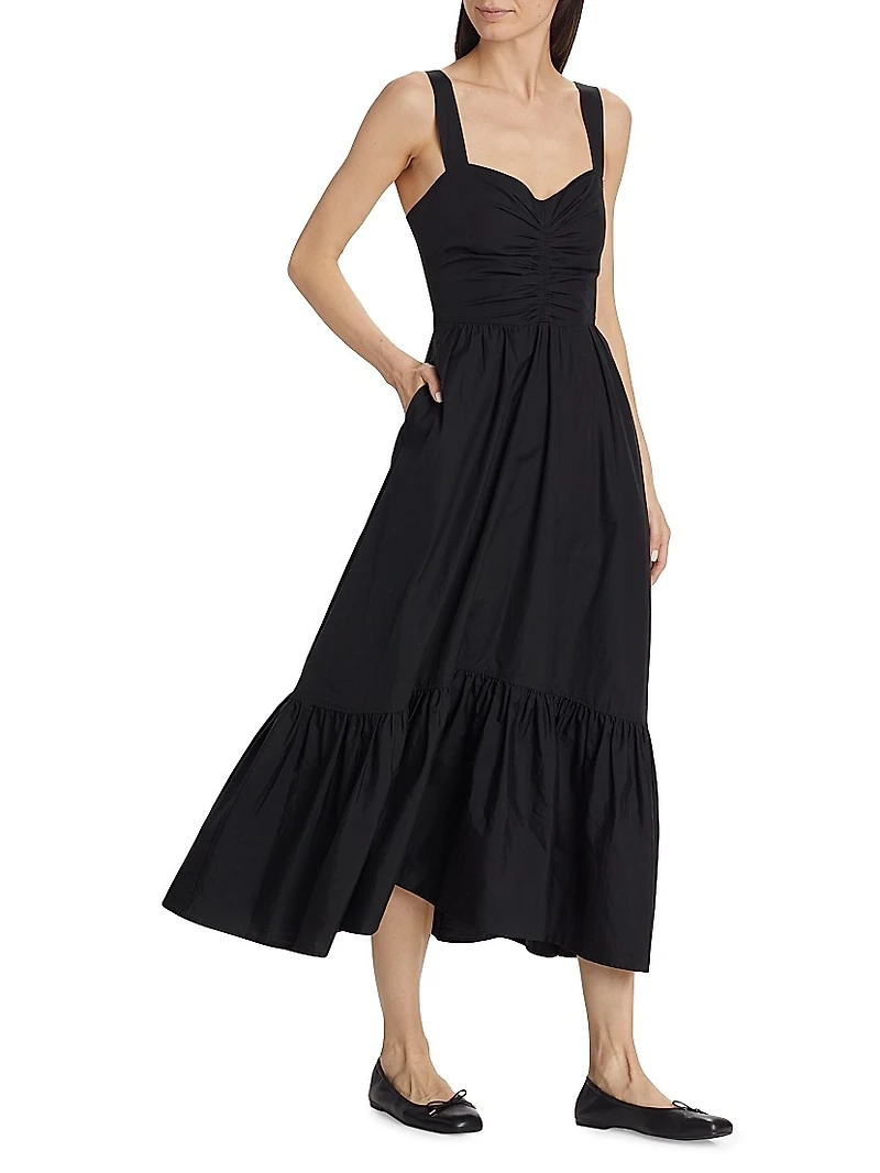 Lilah Cotton Midi-Dress