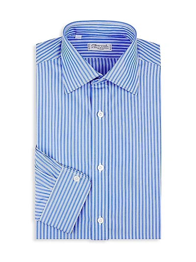 Striped Cotton Dress Shirt