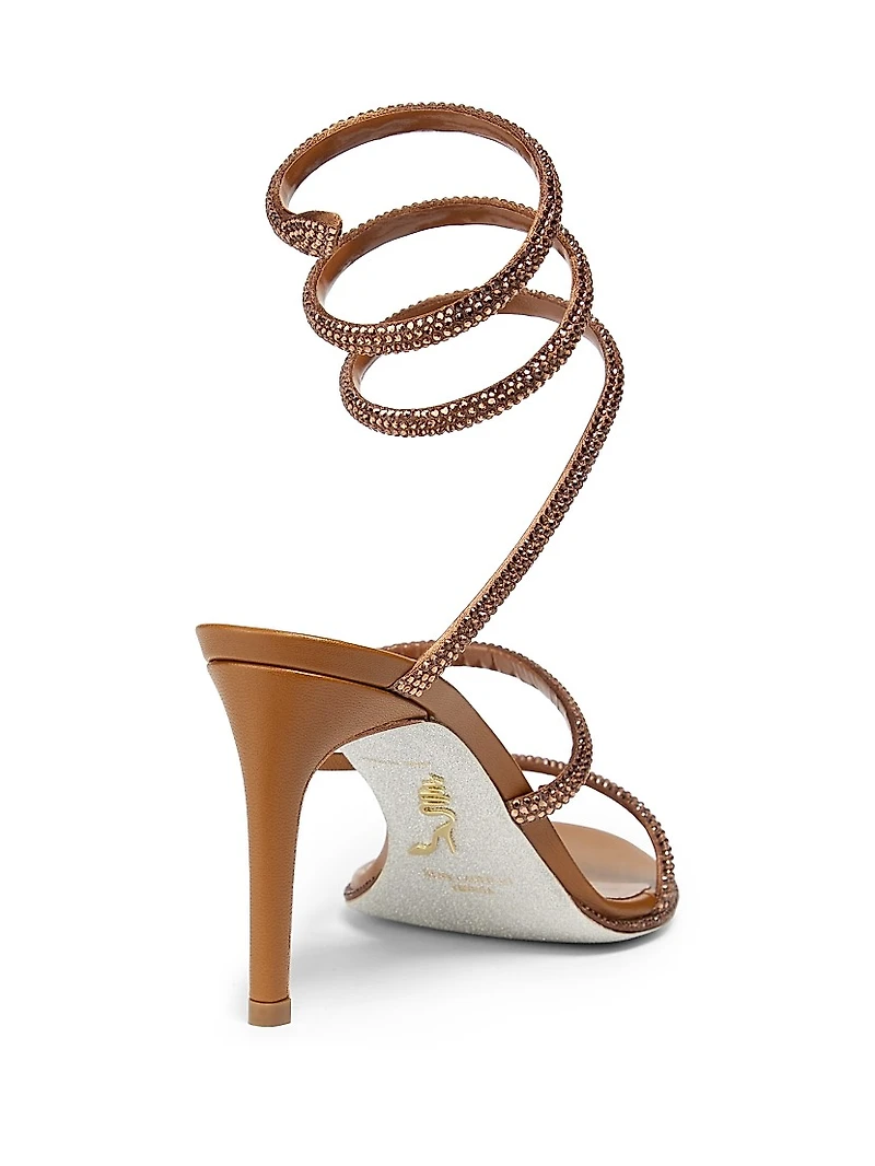 Cleo 75MM Satin Sandals