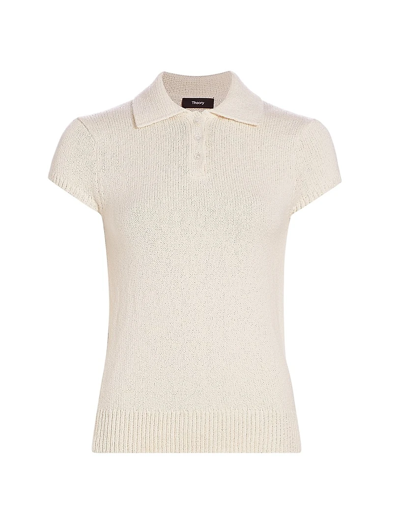 Knit Cotton & Wool Polo