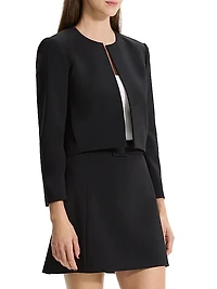 Tailored Open-Front Jacket