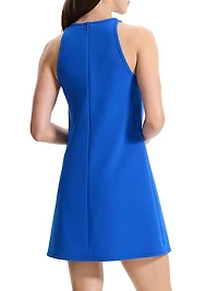 Sleeveless A-Line Shift Minidress