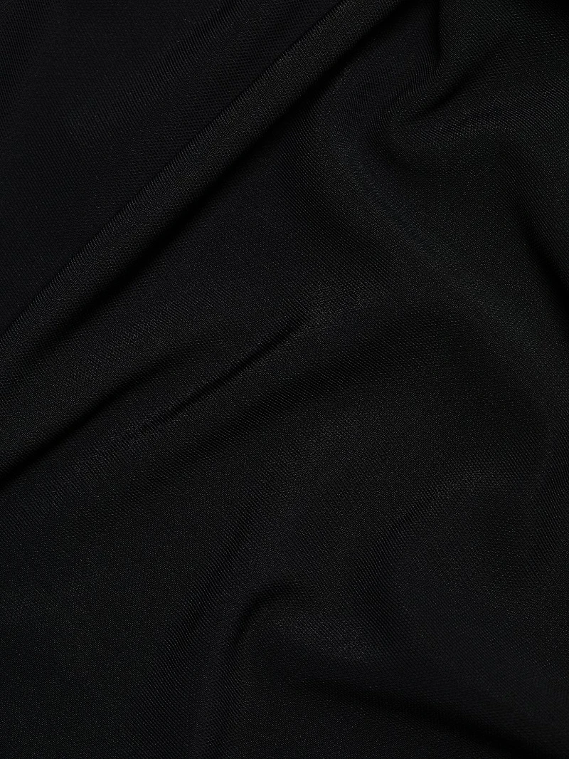 Rio One-Shoulder Turtleneck Midi-Dress