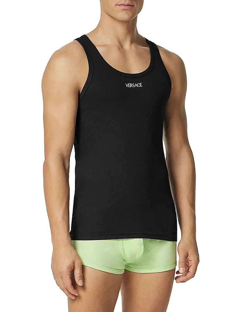 Logo Cotton-Blend Tank