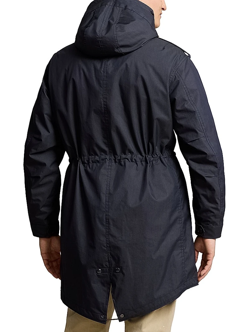 Marsh 3-in-1 Hooded Cotton-Nylon Lined Coat
