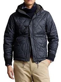 Marsh 3-in-1 Hooded Cotton-Nylon Lined Coat