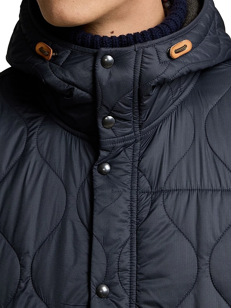 Marsh 3-in-1 Hooded Cotton-Nylon Lined Coat