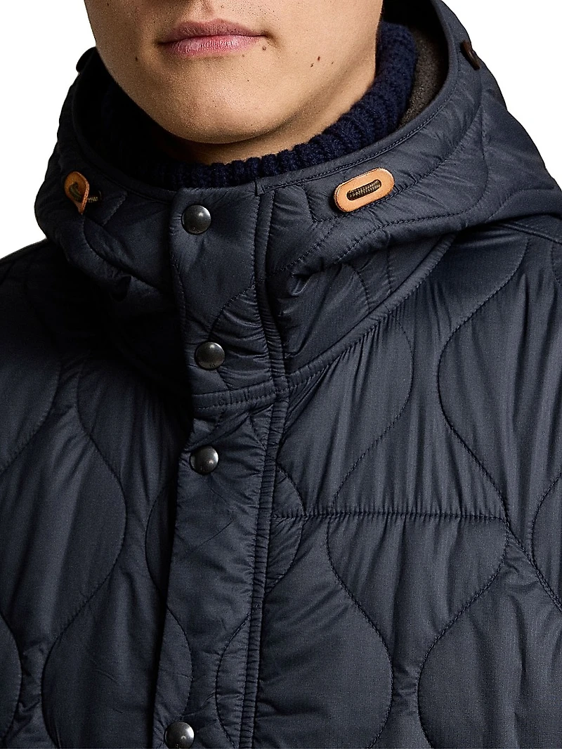 Marsh 3-in-1 Hooded Cotton-Nylon Lined Coat