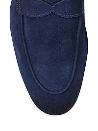Carlos Suede Penny Loafers