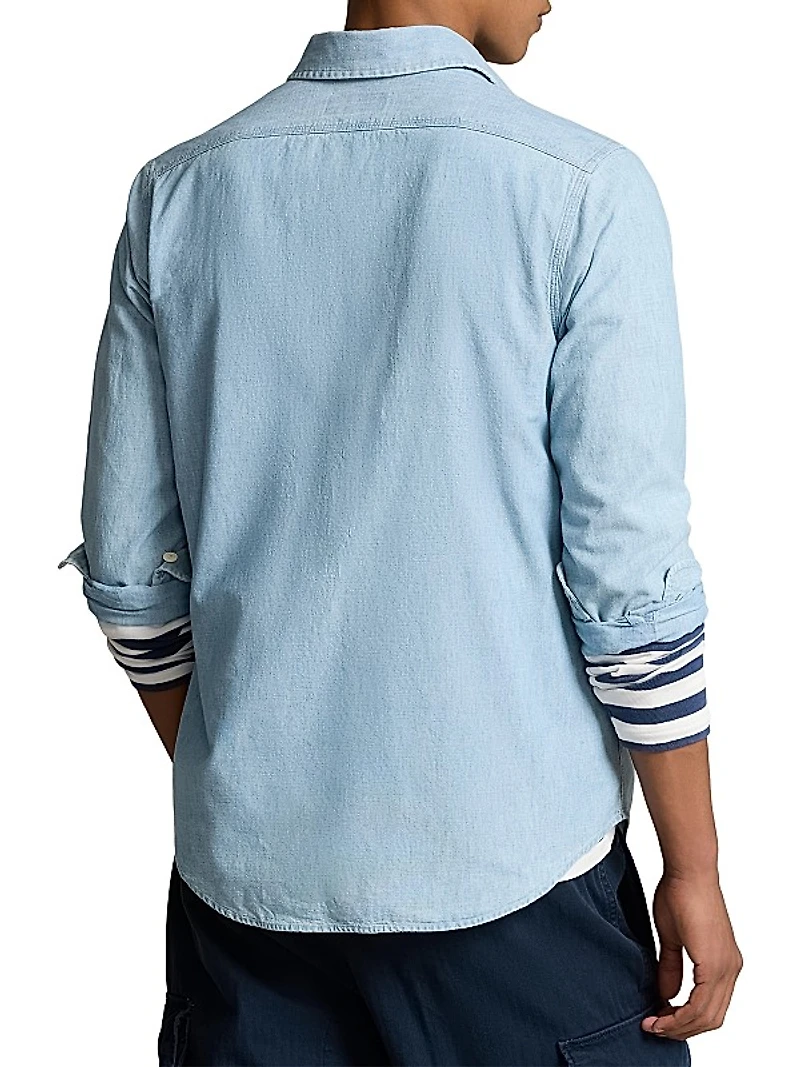 Chambray Sport Shirt