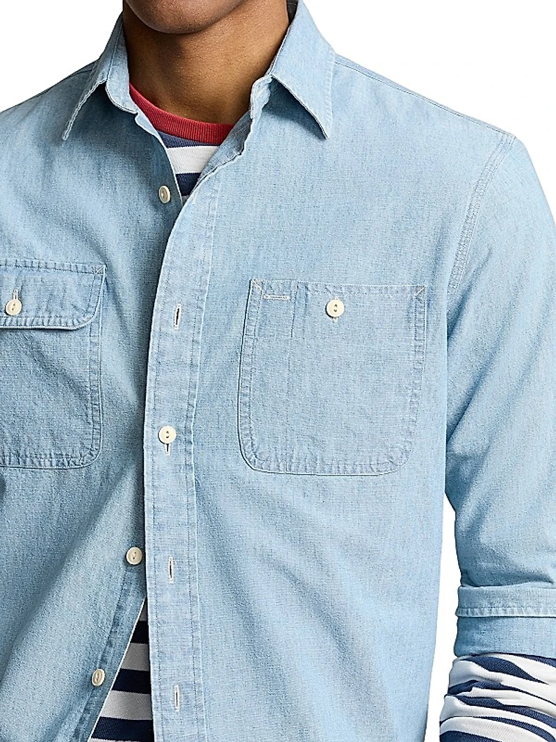 Chambray Sport Shirt