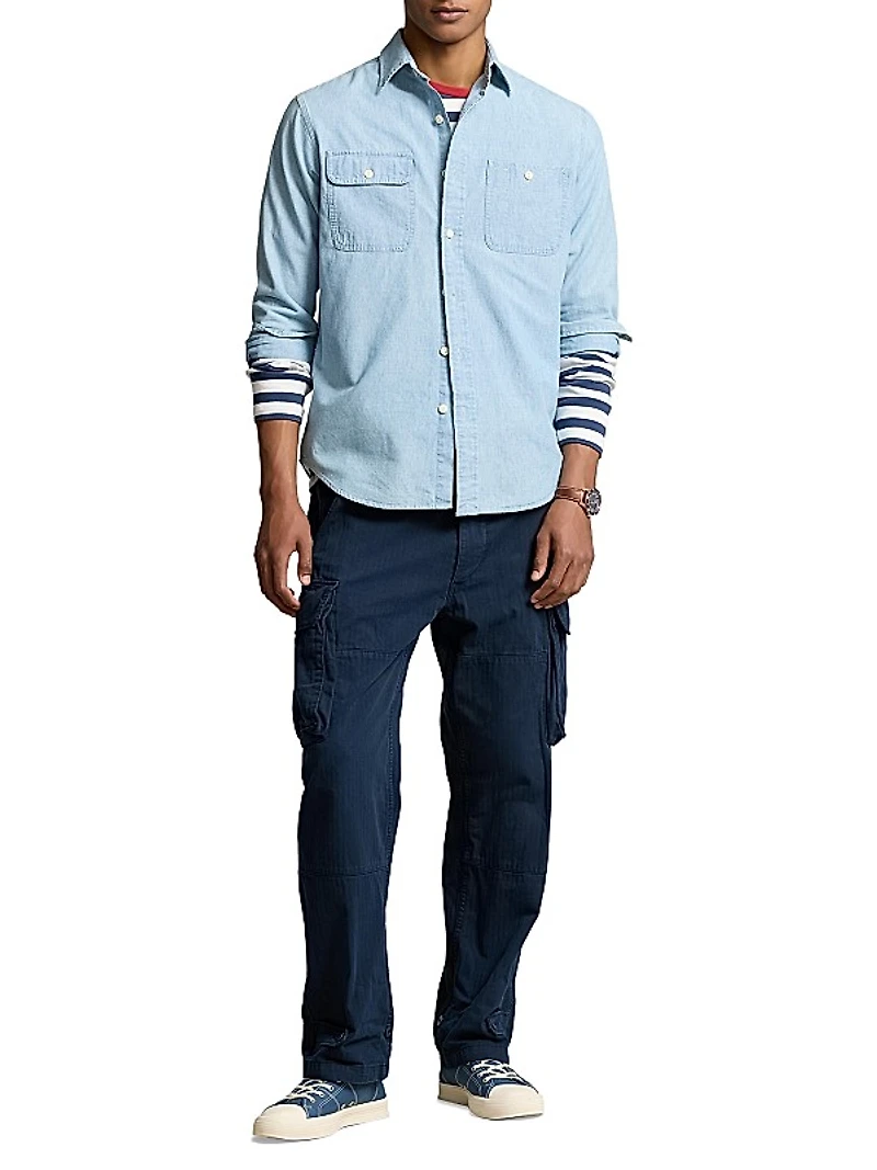 Chambray Sport Shirt