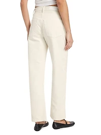 Engineered Wide-Leg Jeans
