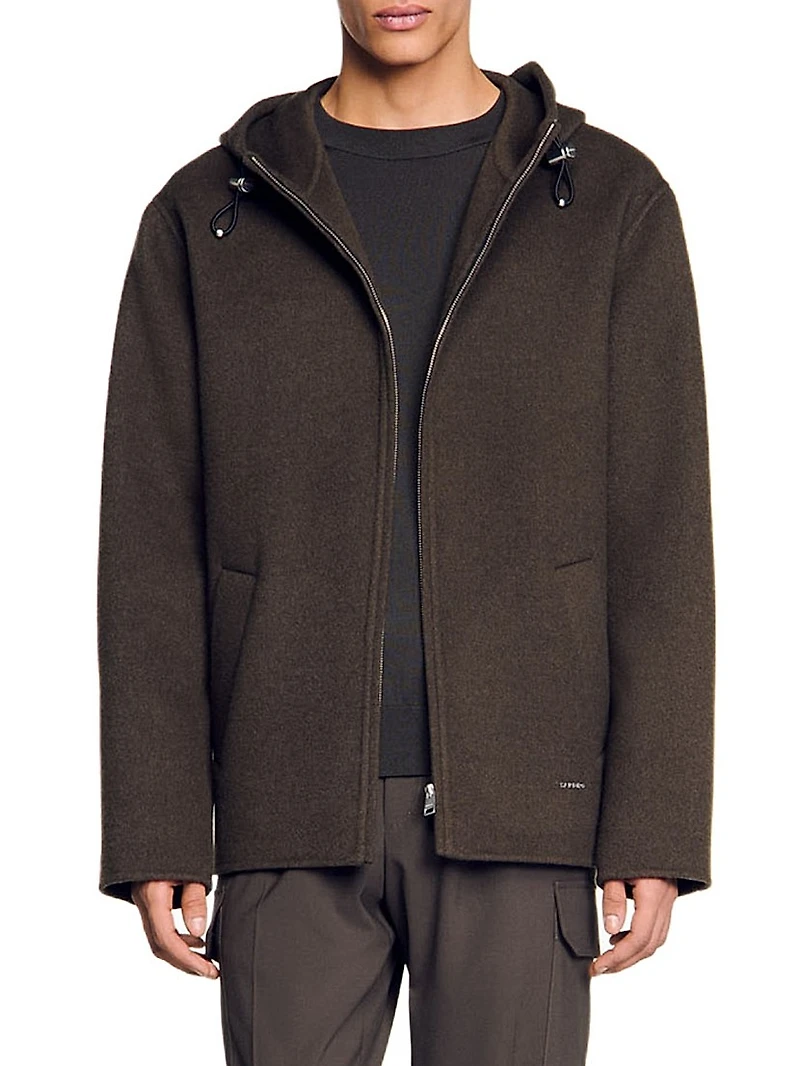 Hooded Windbreaker Jacket