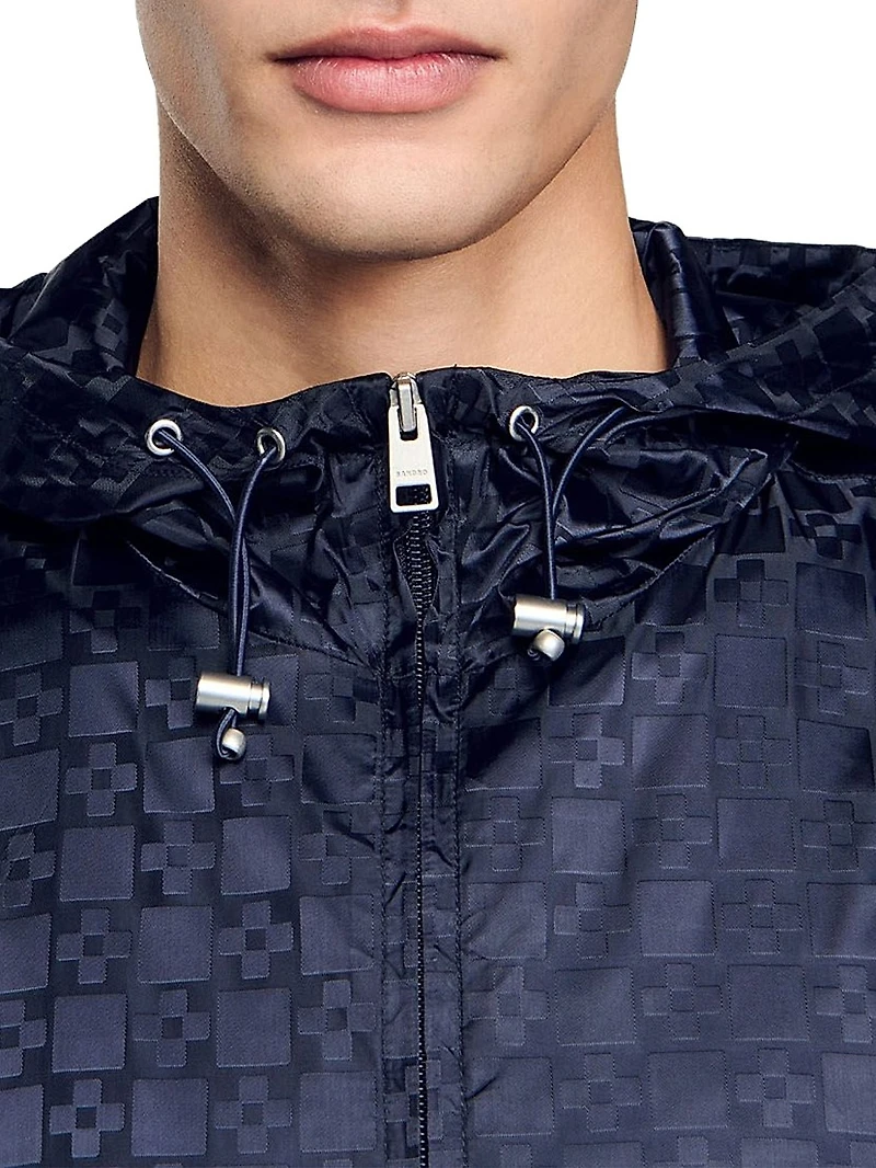 Square Cross Nylon Jacket