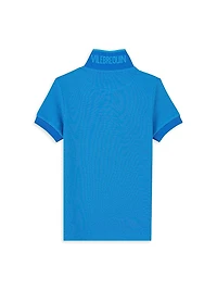 Little Boy's & Open Collar Polo Shirt