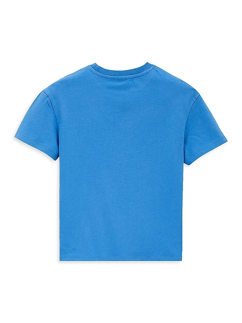 Little Boy's & Boy's Logo & Fishes Tahiti Turtles T-Shirt