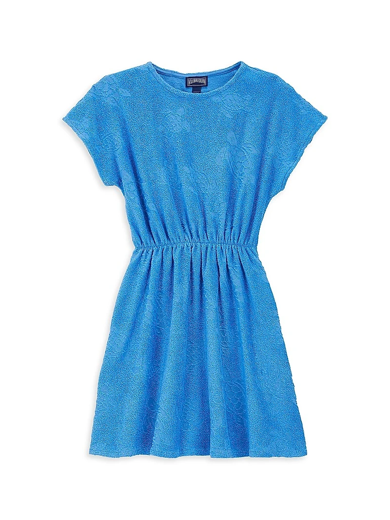 Little Girl's & Girl's Ronde Des Tortues Terry Jacquard Dress