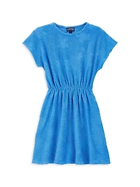 Little Girl's & Girl's Ronde Des Tortues Terry Jacquard Dress