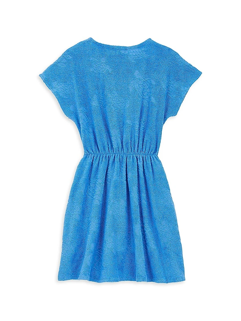 Little Girl's & Girl's Ronde Des Tortues Terry Jacquard Dress