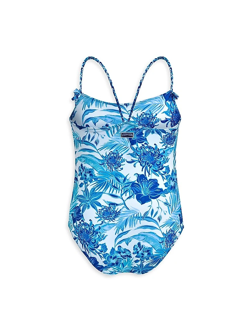 Little Girl's & Tahiti Flow One-Piece Bathing Suit