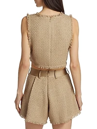 Tyla Tweed Crop Top