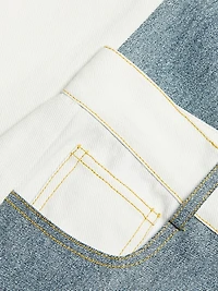 Perrie Colorblocked Flared Jeans