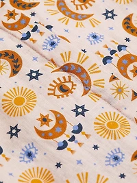 Kengy Printed Puff-Sleeve Top