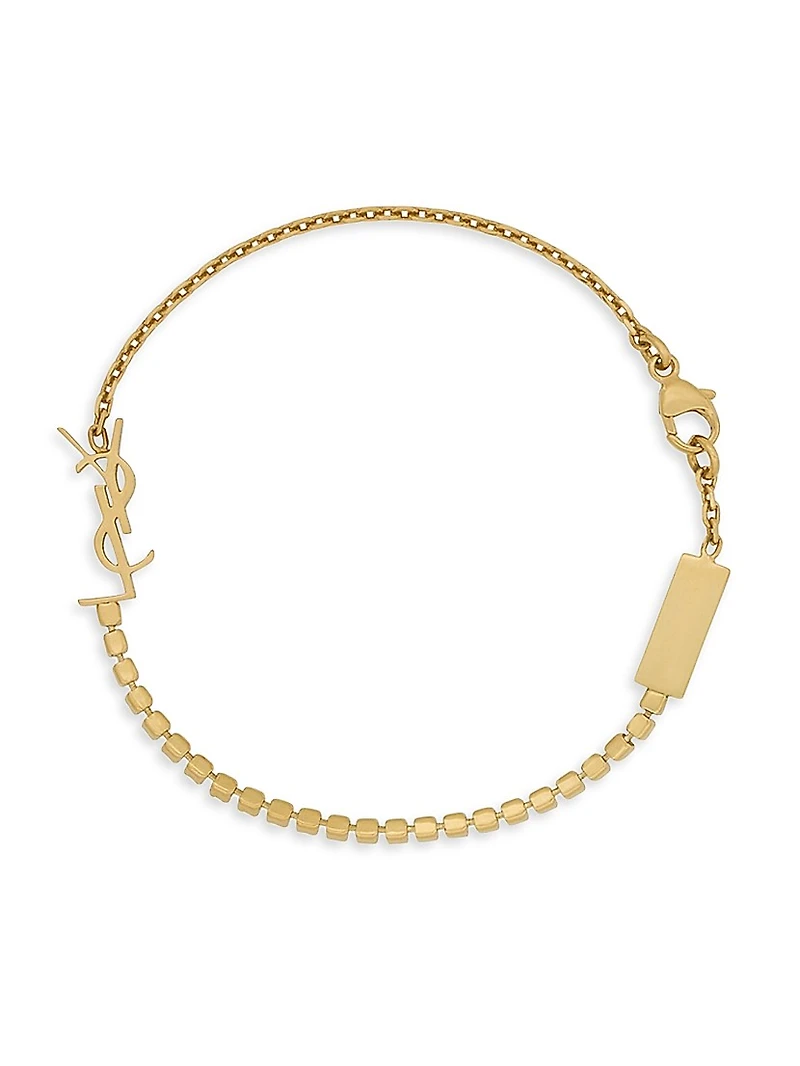 Cassandre Charm Bracelet Metal and Rhinestone