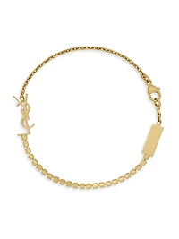 Cassandre Charm Bracelet Metal and Rhinestone