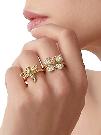 Florence86 FJ Butterfly 18K Yellow Gold & 0.56 TCW Diamond Ring