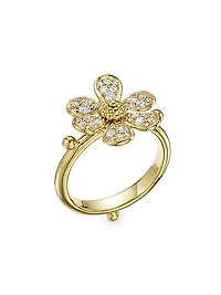 Florence86 FJ Flora 18K Yellow Gold & 0.52 TCW Diamond Ring