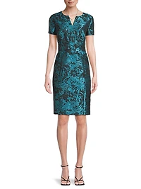 Jacquard Sheath Dress
