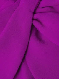 Crepe Bow Bodice Gown