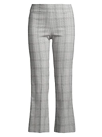 Leonovelty Plaid Ankle-Crop Pants