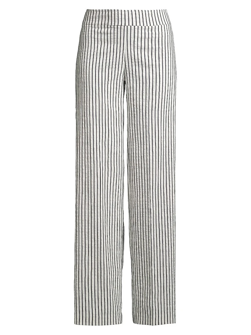 Flavia Striped Wide-Leg Pants