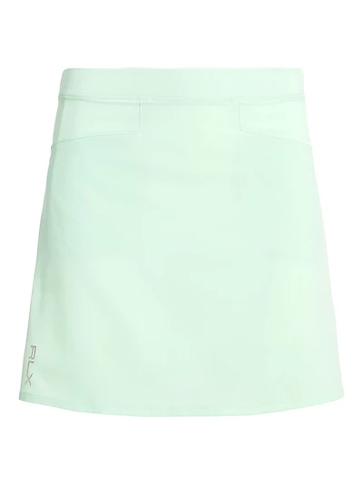 Stretch Pleated-Back Miniskort