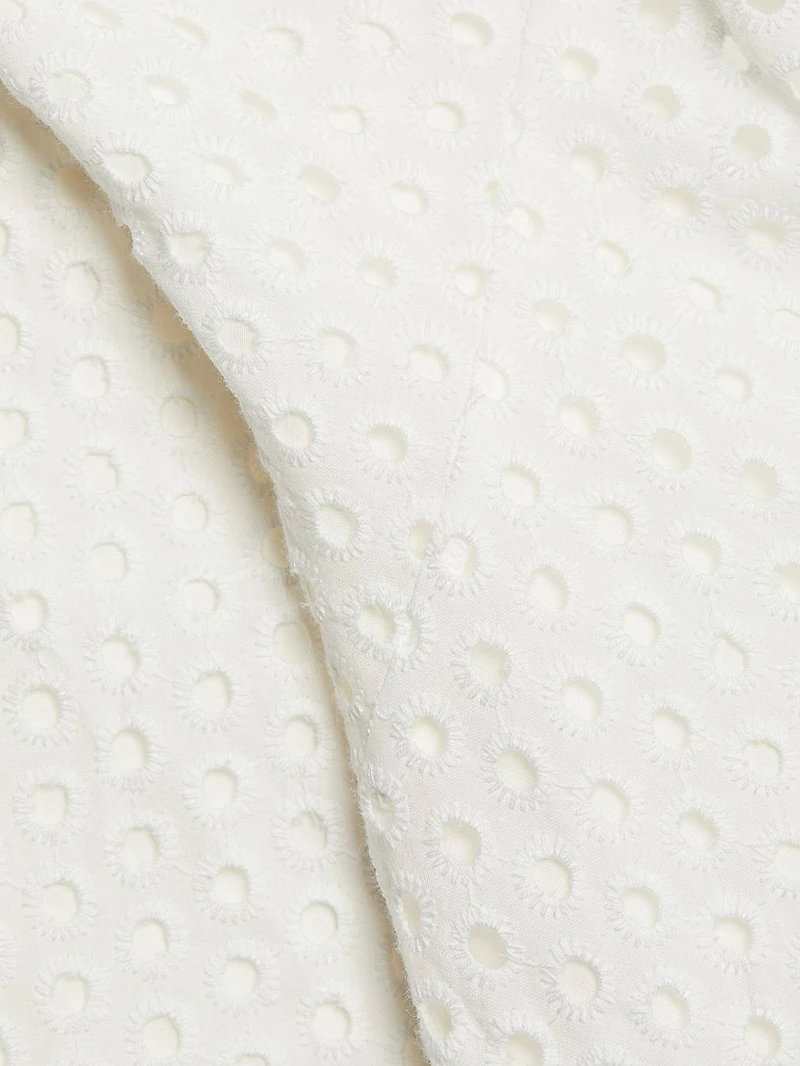 Juno Cotton Broderie Anglaise Midi-Dress