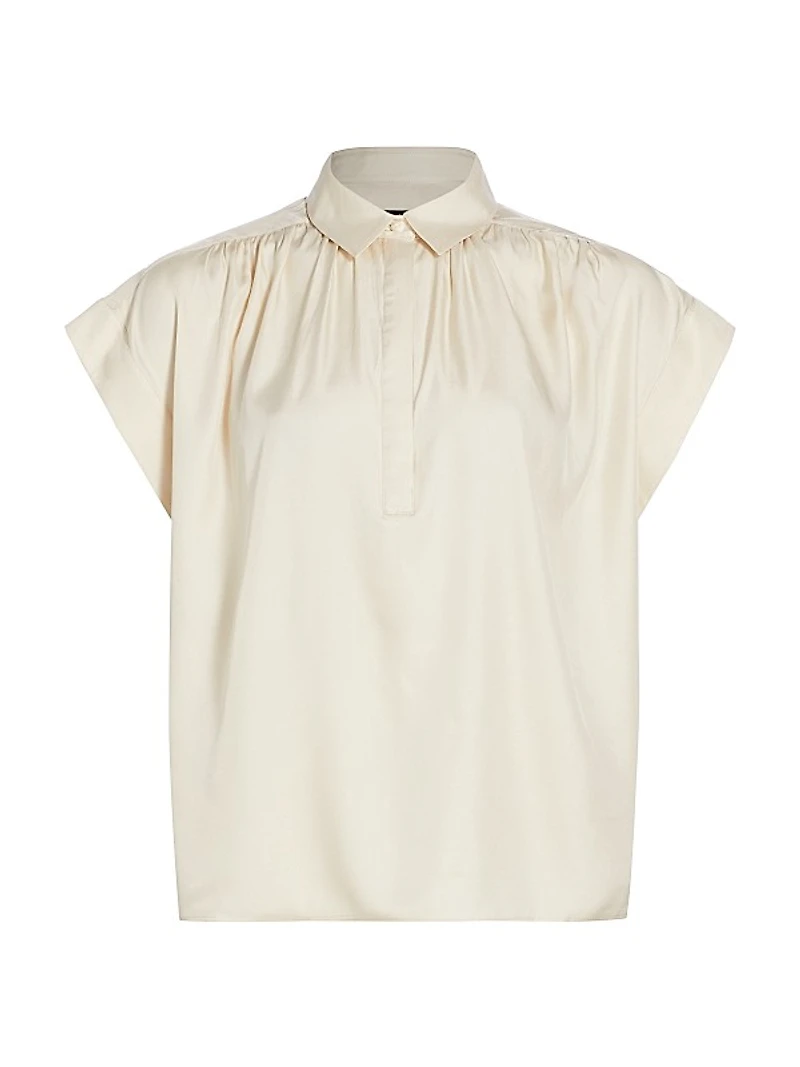 Robin Silk-Blend Top