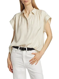 Robin Silk-Blend Top