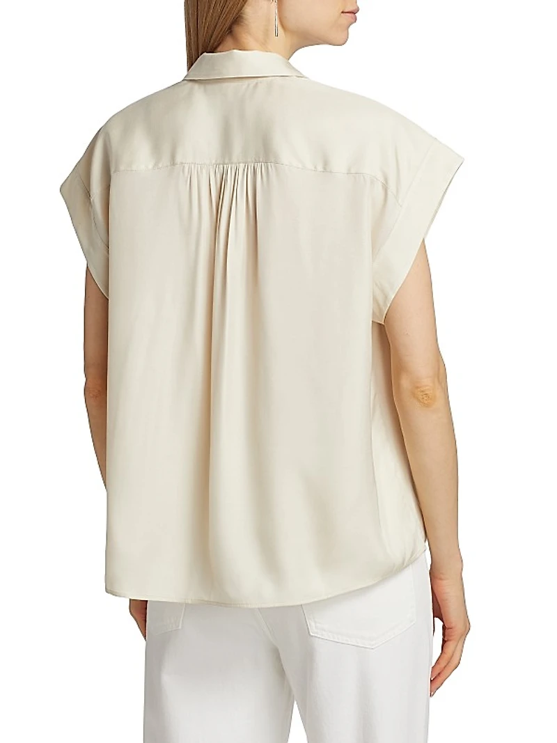 Robin Silk-Blend Top