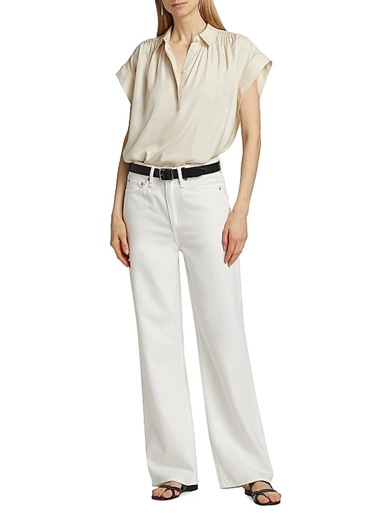 Robin Silk-Blend Top