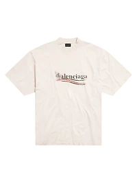 Medium Fit Political Stencil T-Shirt